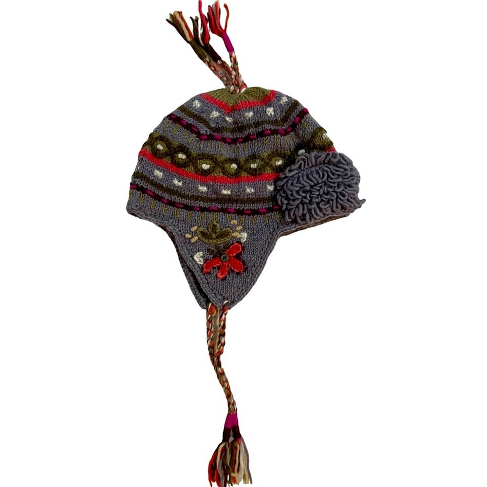 Cozy Wool Women's Hat with Pom Pom - Picture 4 of 5